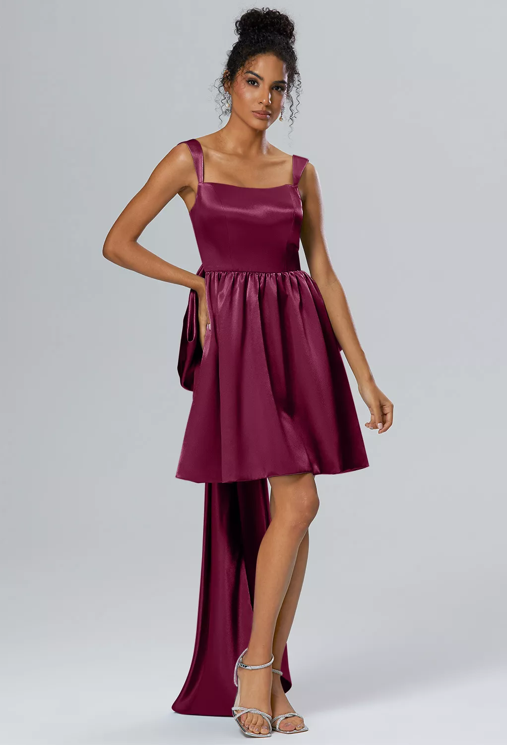 AW Valentina Burgundy  Wedding Guest Dresses